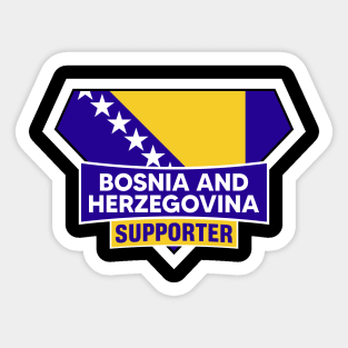 Bosnia And herzegovina Supporter Sticker